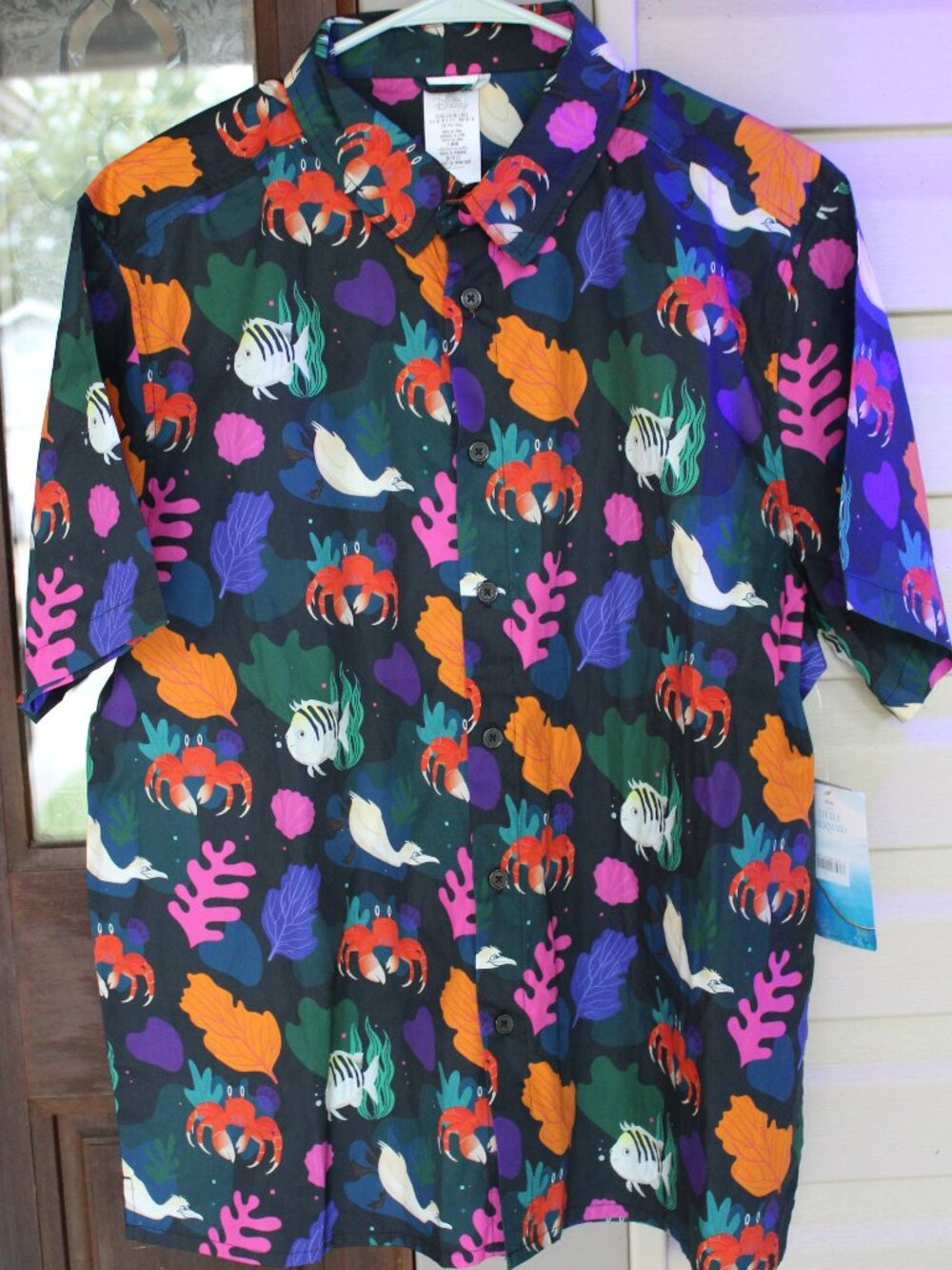 NWT Disney The Little Mermaid Men's Size L